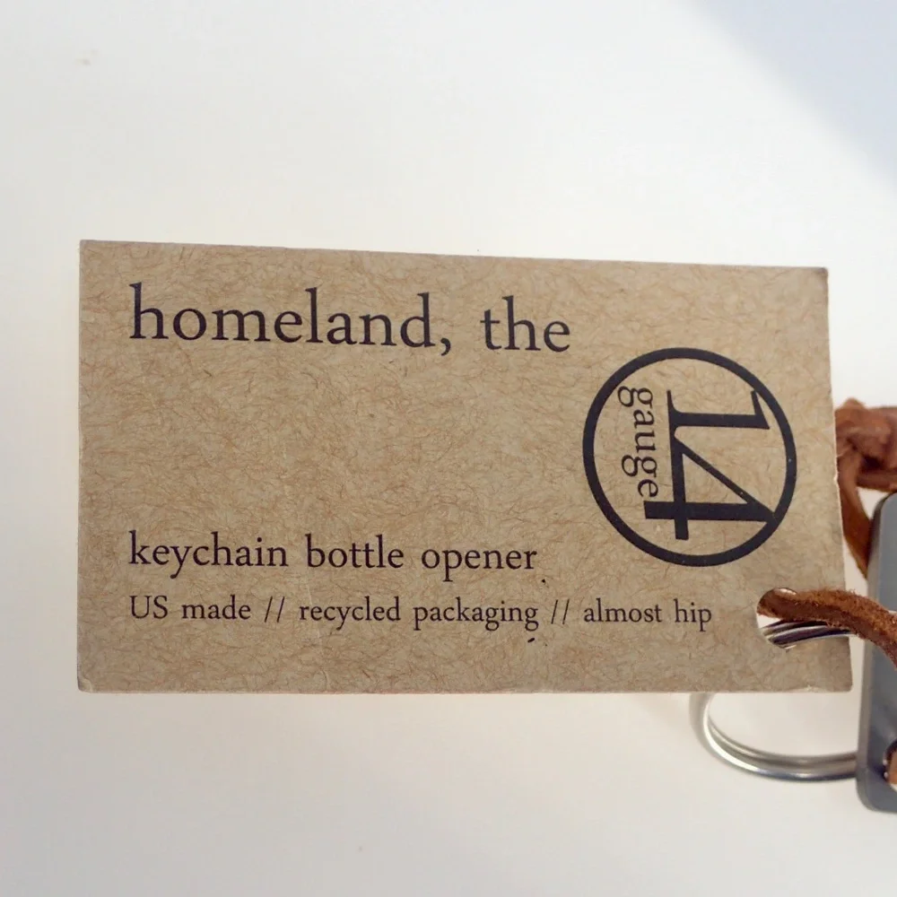 NEW Minnesota Keychain Bottle Opener by 14 Gauge Co. Creative & Durable USA Made